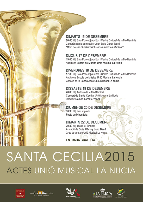 cartel santa cecilia 2015